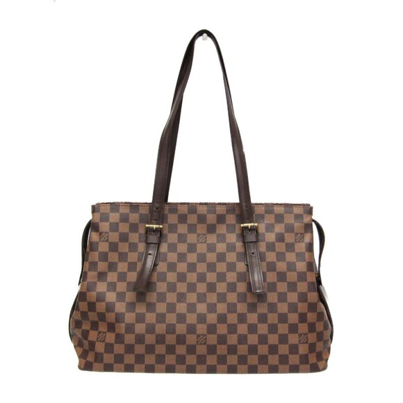 LOUIS VUITTON Authentic Brown Damier Shoulder Bag